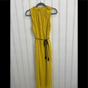 Elizabeth and James Mustard Dress